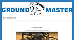 Desktop Screenshot of groundmaster.de